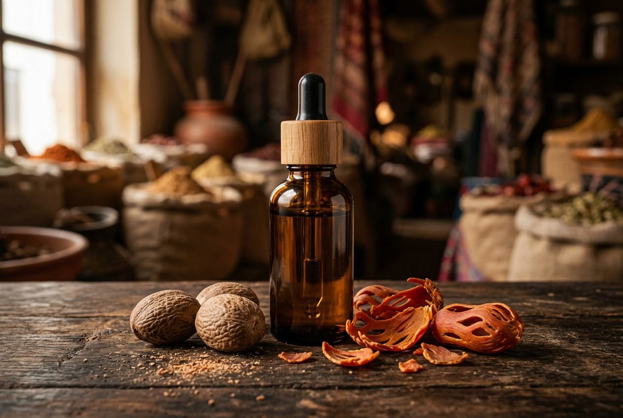 Indonesian essential oil from native spices